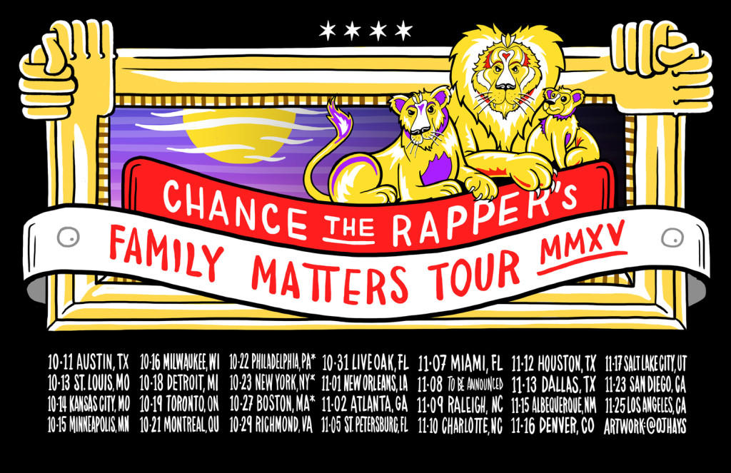 Chance The Rapper Announces Family Matters Tour 2015